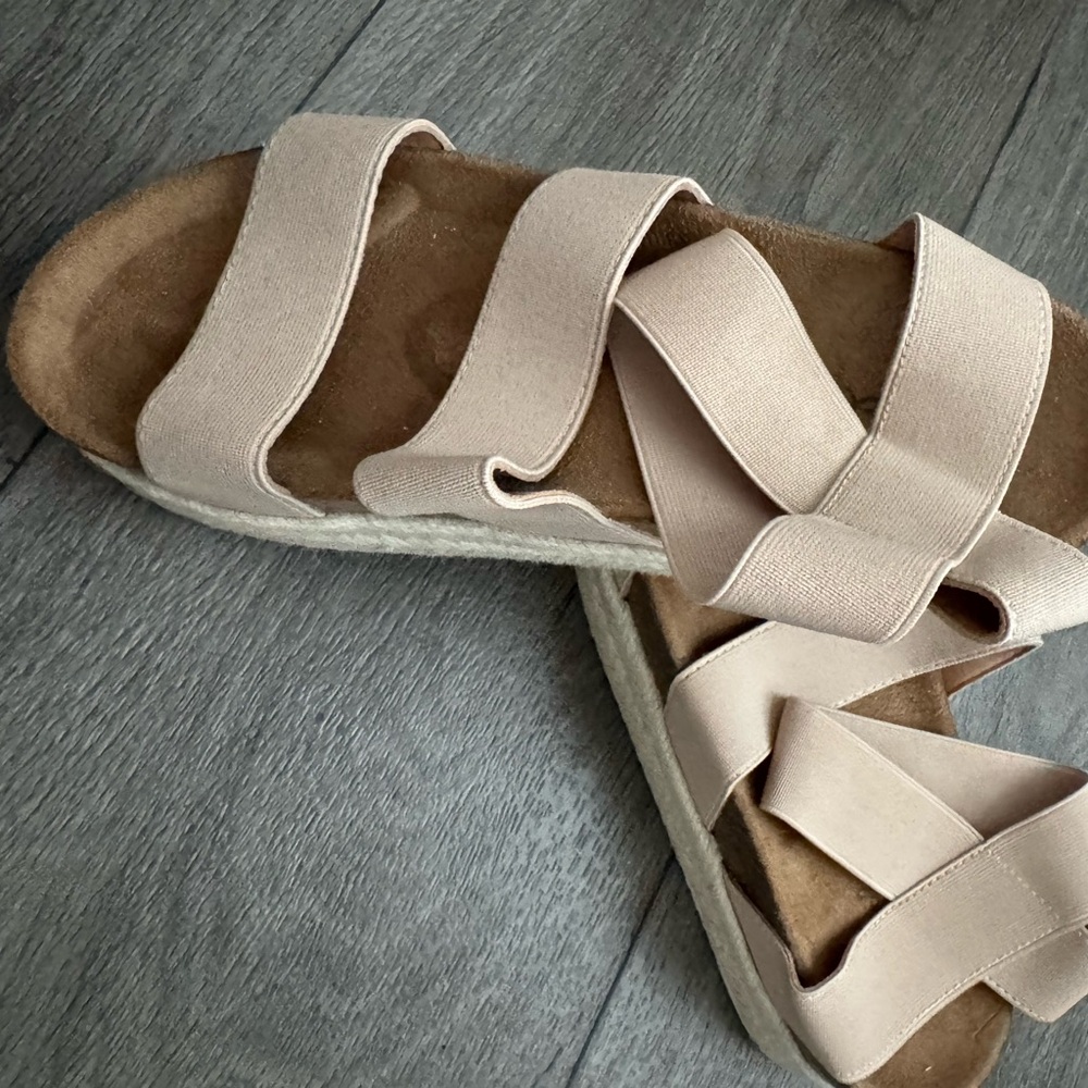Target Women's Nude Platform Sandals